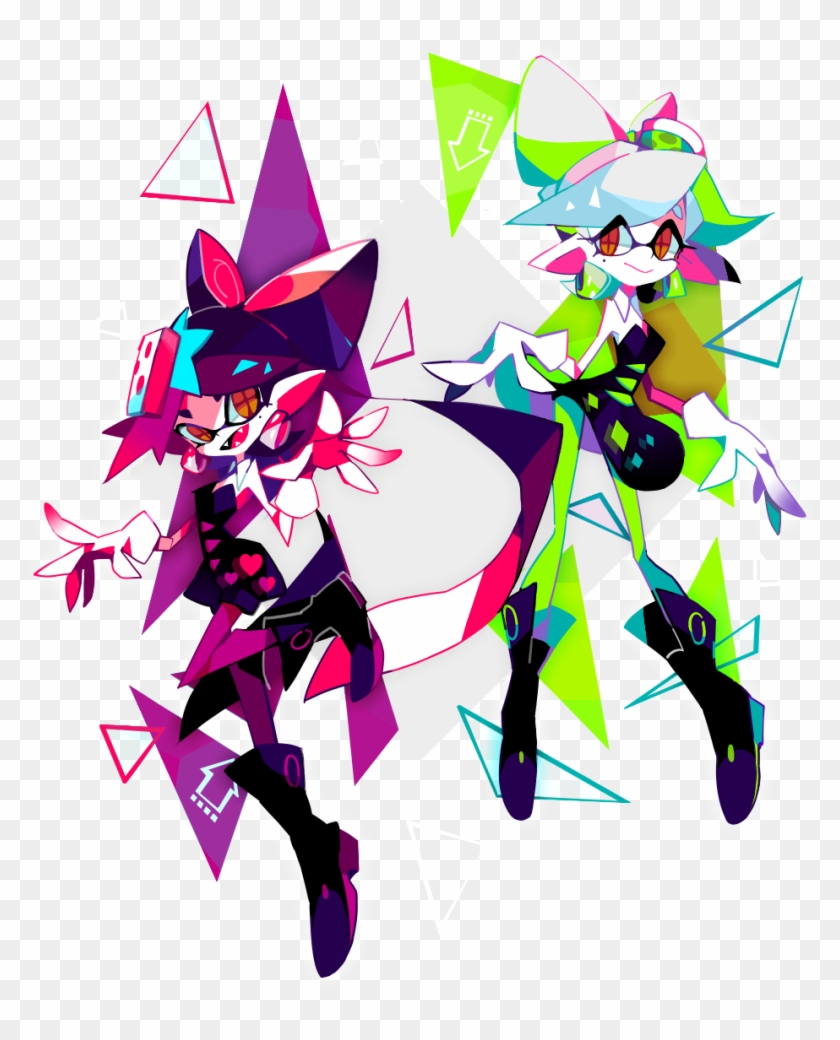 Splatoon Squid Sisters By Hidorozoa On Tumblr - Squid Clip Ons Splatoon #739283