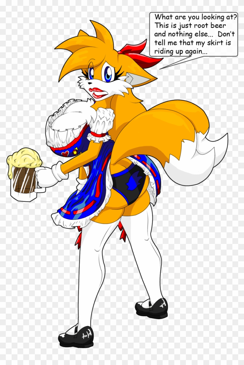 Tails German Bar Waitress By Luckybucket46 Tails German - Deviantart Tails Girl #739299