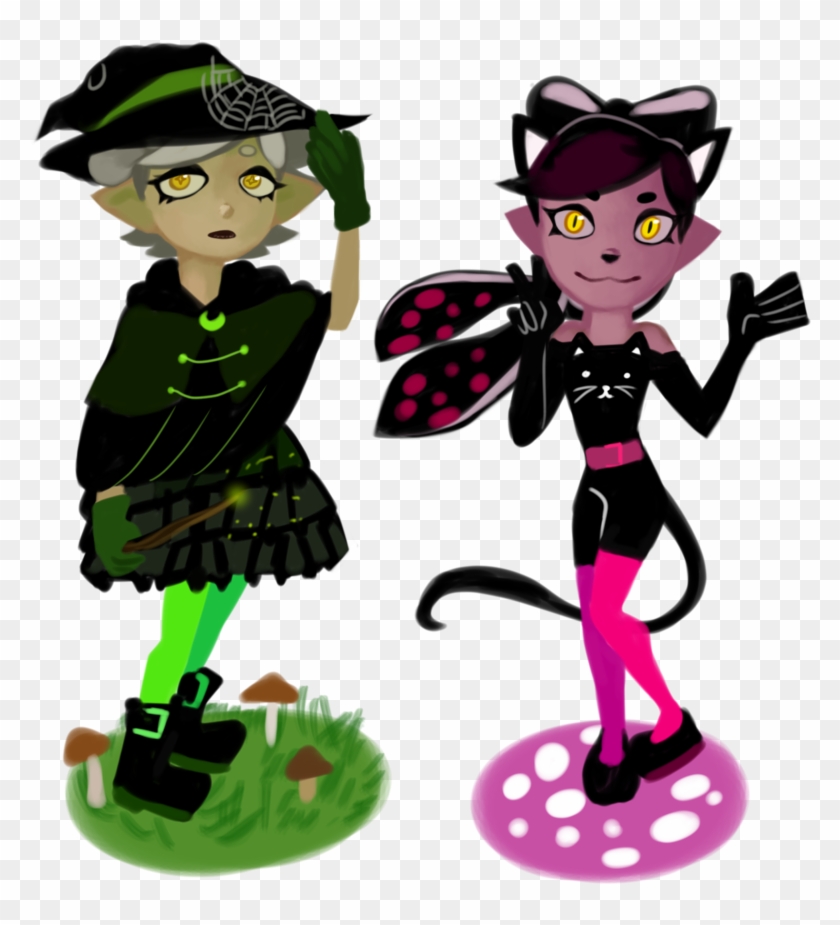 Squid Sisters Halloween Concept By Carrotsnake - Drawing #739313