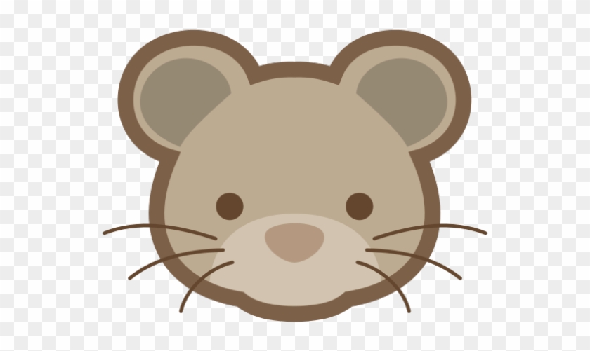 Hamster Clipart Face - Rat Mascot Logo Png #739380