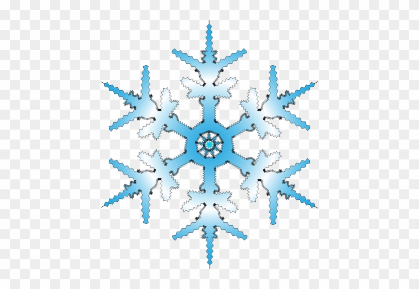 Illustration Vectorielle Flocon Bleu - Snowflake #739438