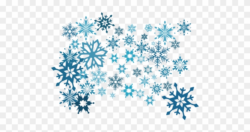 Je Vous Embrasse - Snowflakes Png #739489