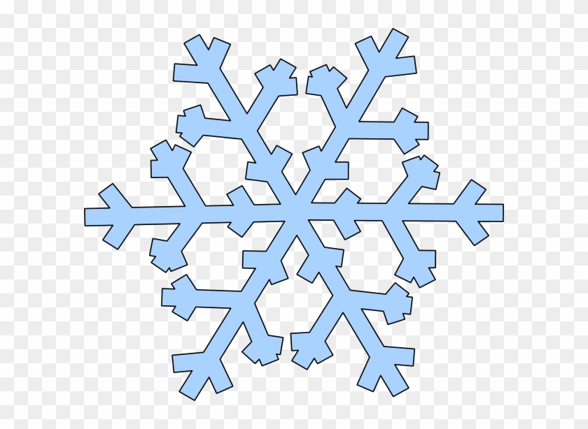 Snowflake Clipart Simple Snowflake - Snowflake Clip Art Vector #739571