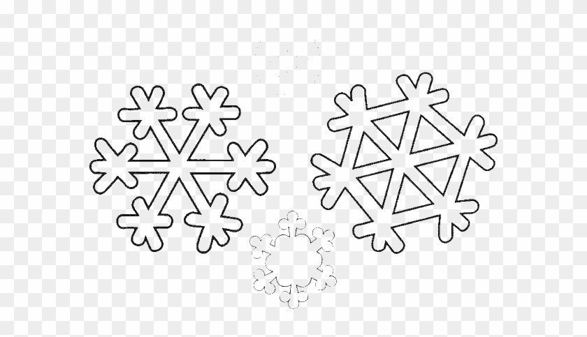 An Identical Winter Season Snowflakes Coloring Page - Snowflakes To Color #739613