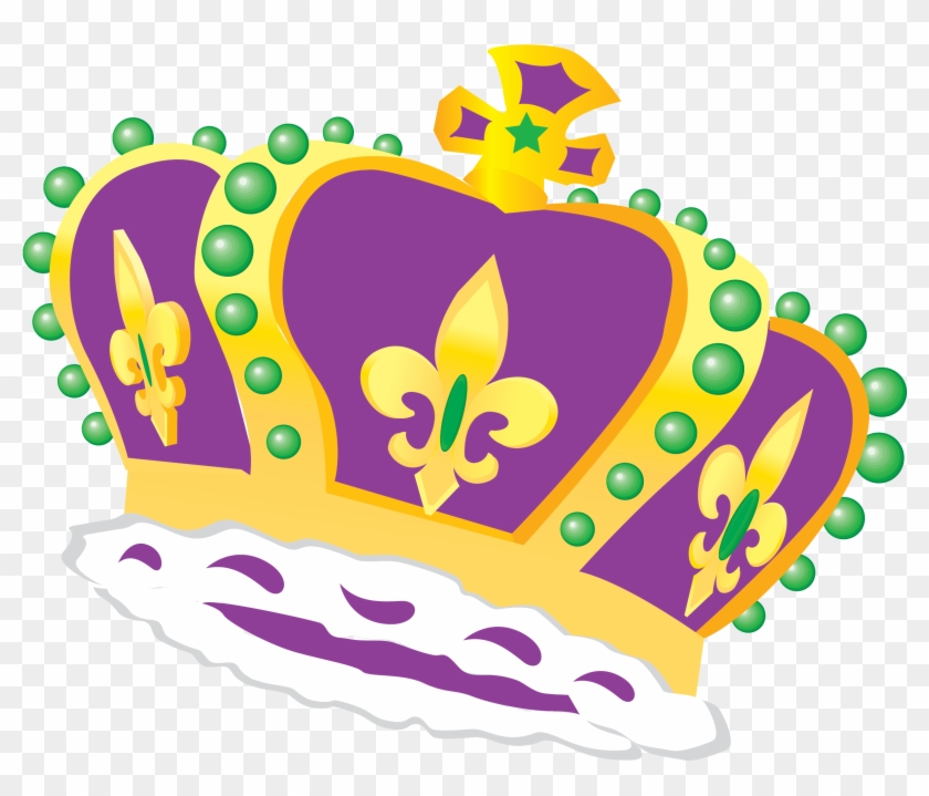 Mardi Gras Crown Clip Art - Mardi Gras Crown Clip Art #739709