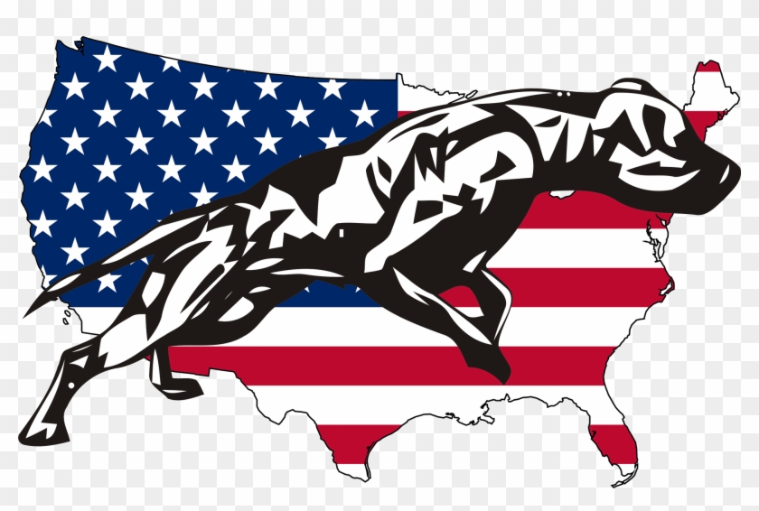 300 Dpi United States Map - Game Dog Apbt Logo #739809