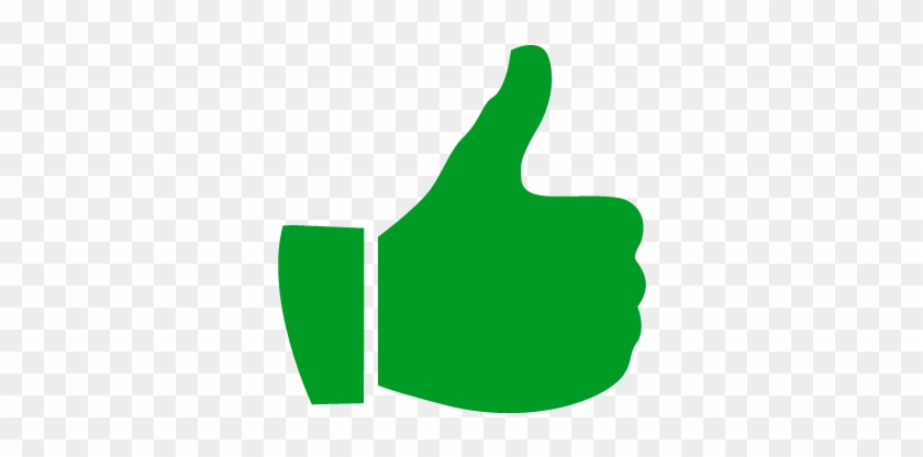 Thumbs Down Thumbs Up - Green Thumbs Up Transparent Background #739892