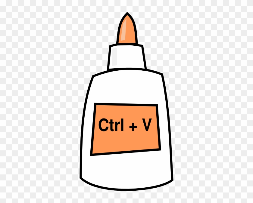 Ctrl V = Paste Clip Art At Clker - Glue Clipart #739960
