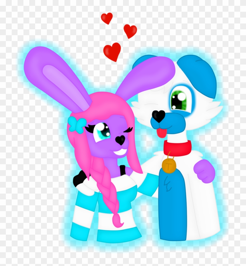 Two Sweet Little Puppies - Cartoon #739977