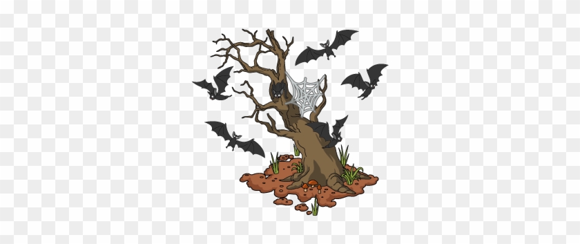 Fg Decoration Flock Of Bats - Oak #740069