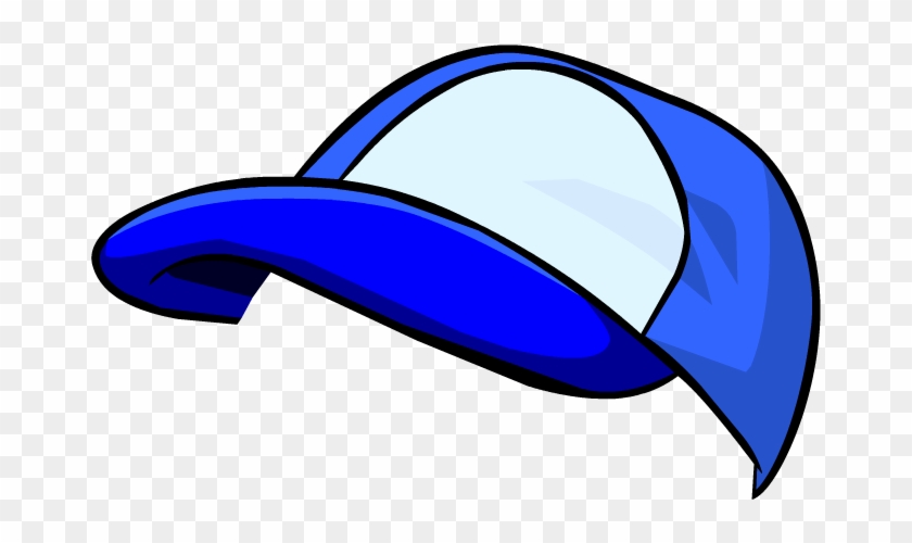 Blue Baseball Cap6 - Club Penguin Blue Cap #740109