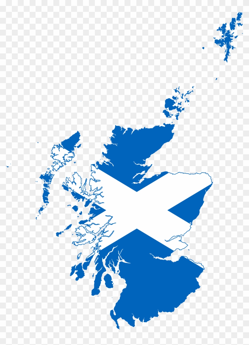 Startling Scotland Flag Colors St Andrews Cross 6ft - Scotland Flag Map #740108