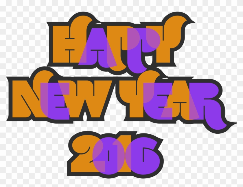 Clipart Happy New Year 2016 Namsks05 Con Happy New - Portable Network Graphics #740444