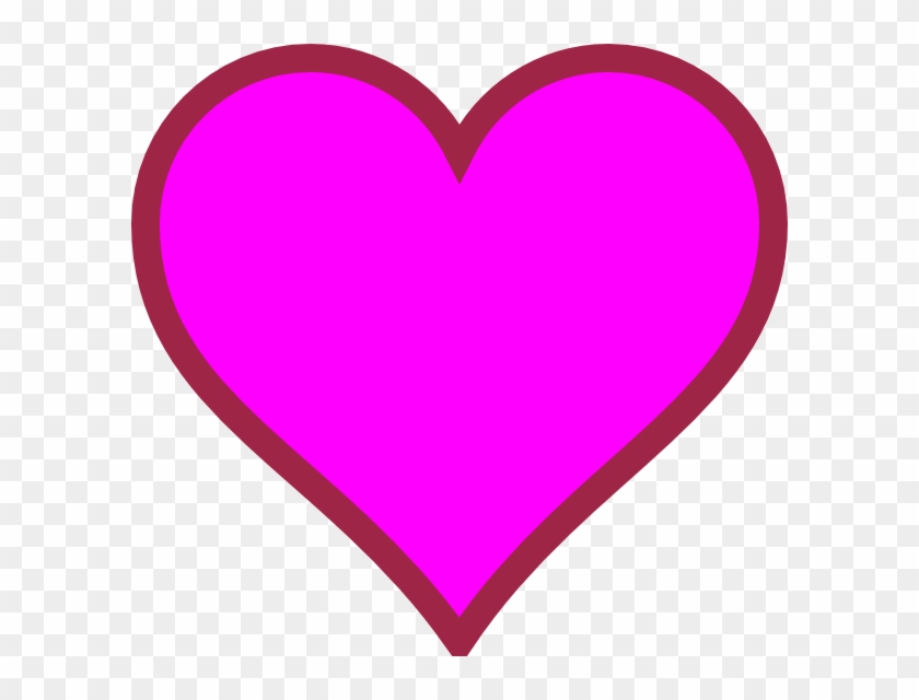 Hot Pink Heart Png Related Keywords Amp Suggestions, - Pink And Purple Heart #740456