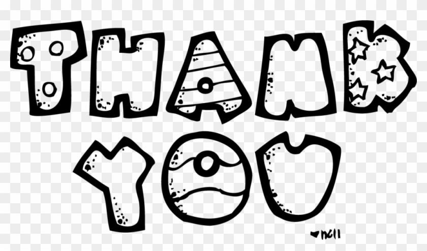 Winter Thank You Clipart Cute Winter Thank You Clipart - Thank You Black And White #740534