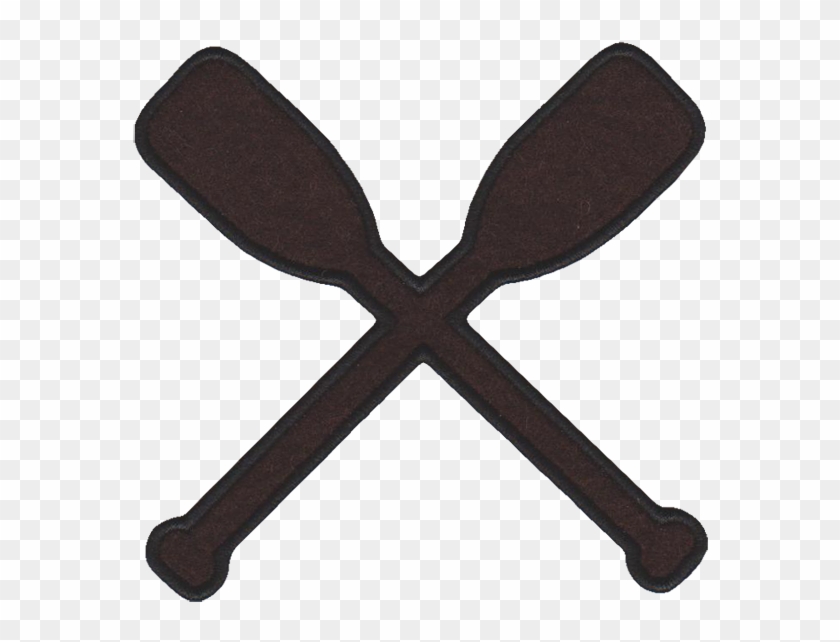 Crossed Oars Logo Clipart - Wood #740575