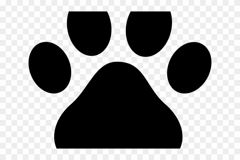 Puppy Clipart Foot - Paw Patrol Paw Print #740586