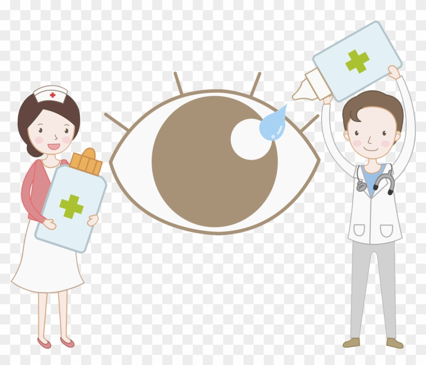 Red Eye Glaucoma Fatigue Stye - Eye Doctor Cartoon #740638