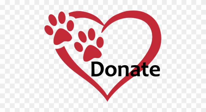 For Every Sale We Donate 1 Lb Of Dog Food - Heart And Dog Paw #740644
