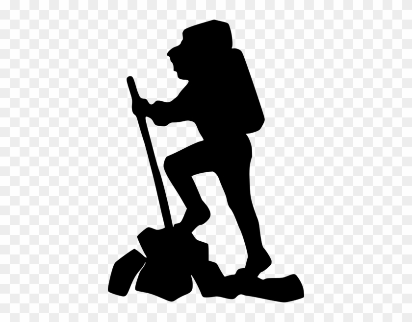 Hiker - Hiker Silhouette Clip Art #740687