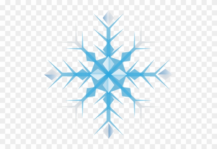 Ilustração Vetorial De Floco De Neve Geométricas Simples - Snowflake Free Clip Art #740705