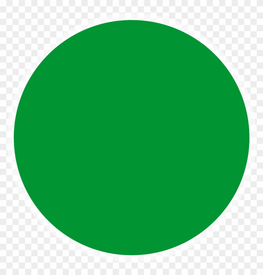Plain Green Circle #740723