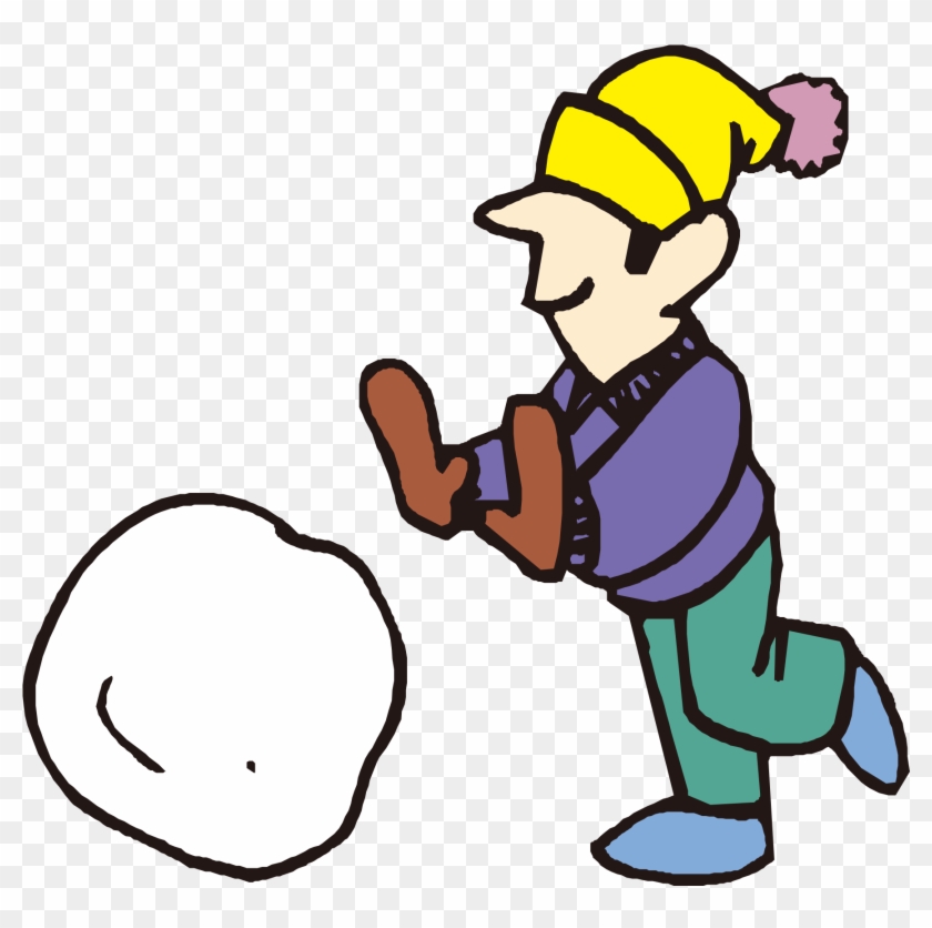 Coloring Book Snowball Fight Clip Art - Coloring Book Snowball Fight Clip Art #740897