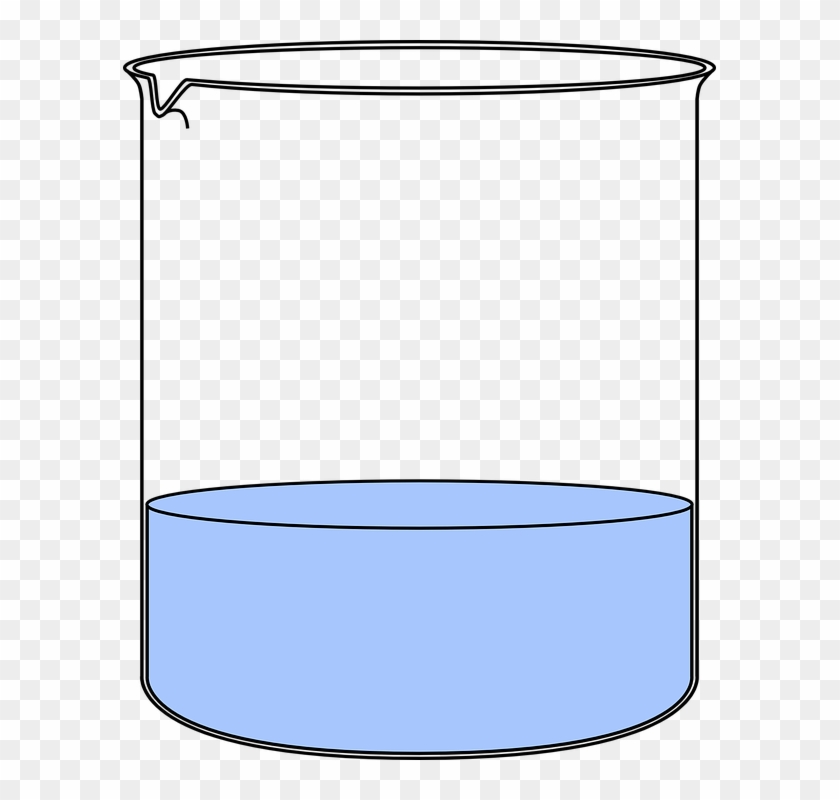 Pharmacy Free Vector Graphics On - Beaker With Water Clipart #740892