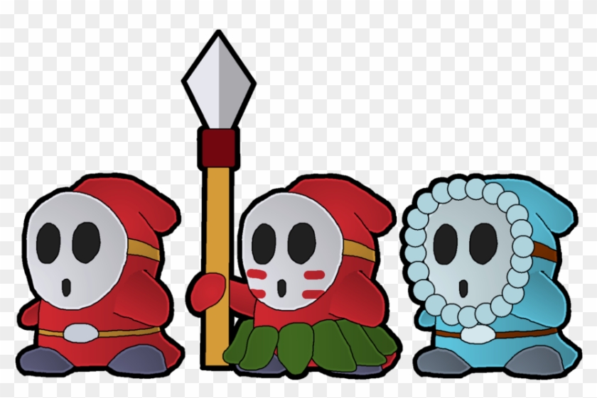 The Shy Guys By Leonidas23 - Paper Mario #740999