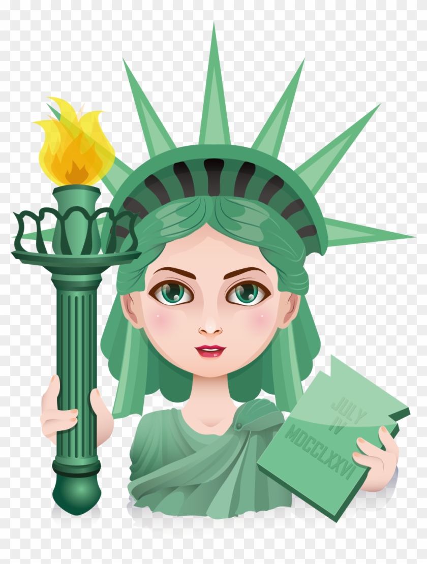 Statue Of Liberty Illustration - Statue Of Liberty Illustration #741141