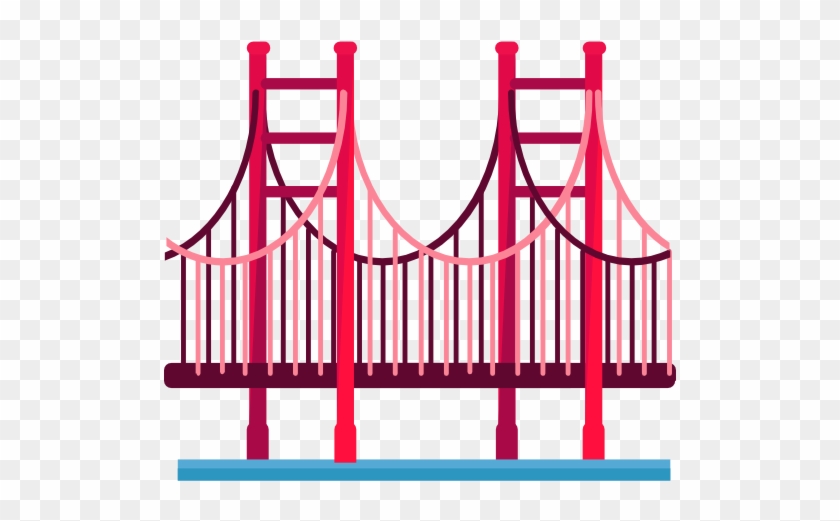 Golden Gate Bridge Free Icon - Golden Gate Bridge #741161