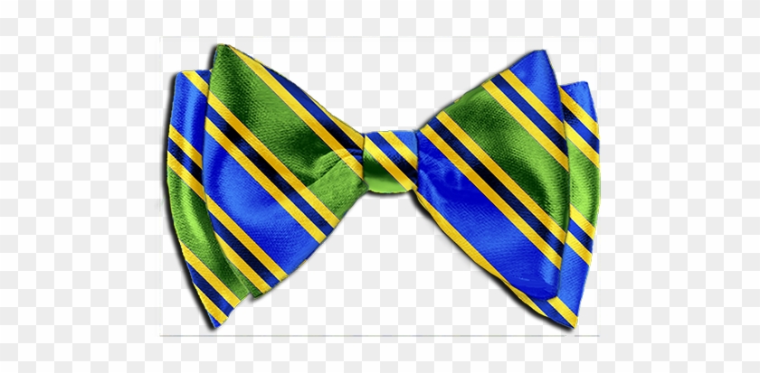 The Santiago Custom Bow Tie Blue Green Yellow Bowties - Explosive Material #741168