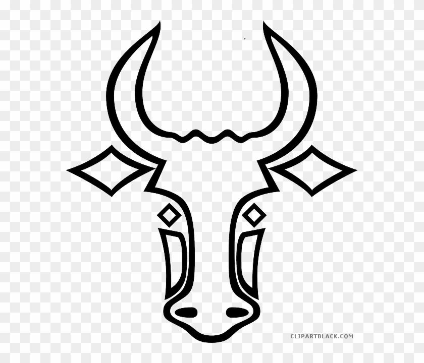 Boer Goat Animal Free Black White Clipart Images Clipartblack - Outline Drawing Of Bull #741177