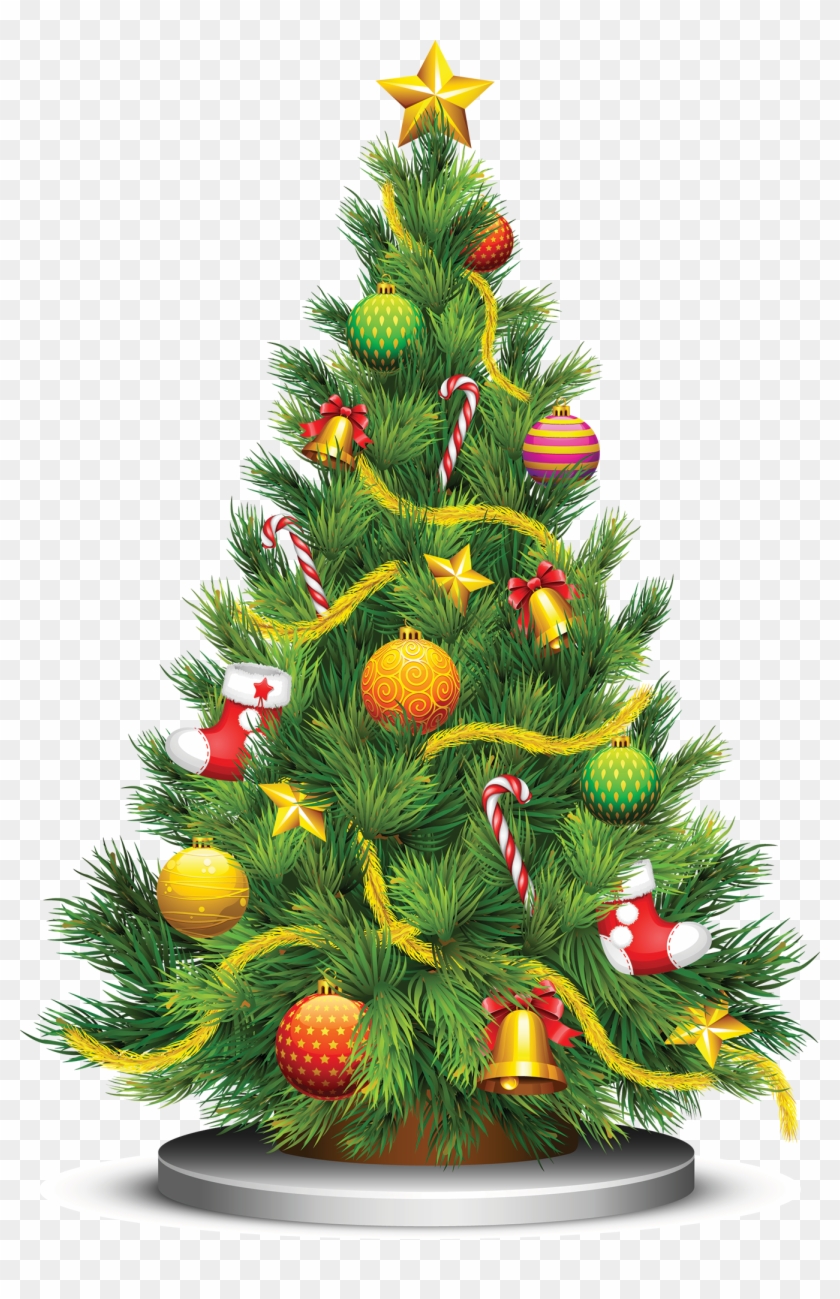 Christmas Tree Png - Christmas Tree Vector Png #741195