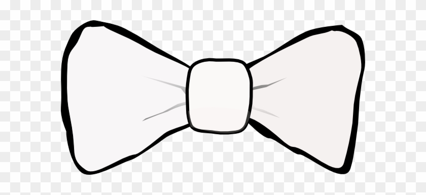 Drawn Bow Tie Transparent - White Bow Tie Vector #741222