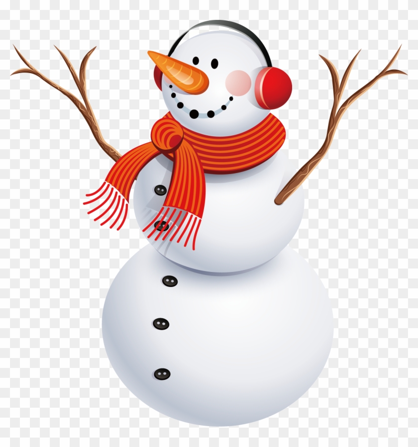 Snowman Christmas Clip Art - Snowman Christmas Clip Art #741293