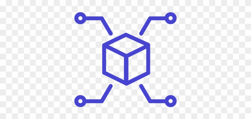 40% Companies Of Uk's Sandbox To Use Blockchain - Cube Icon Png #741323