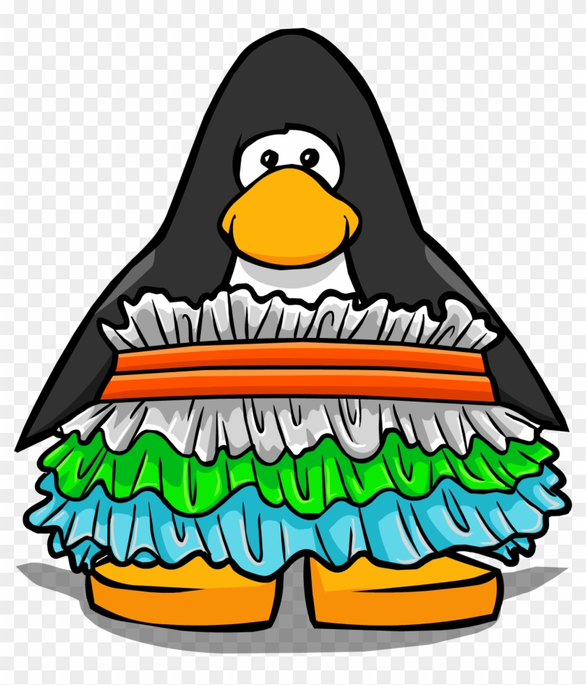Snow Cone Ruffle Dress From A Player Card - Club Penguin #741378