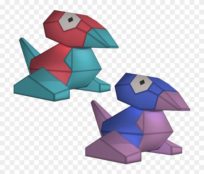 Download Zip Archive - Porygon Model Transparent #741382