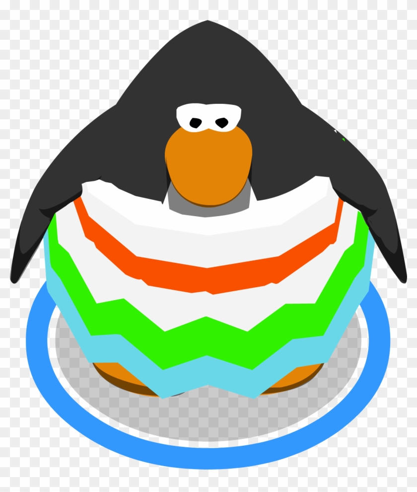 Snow Cone Ruffle Dress Ingame - Club Penguin Shutdown Serie #741401