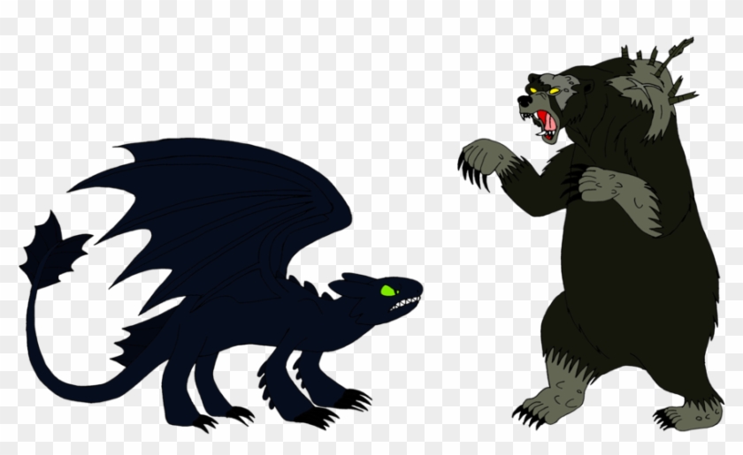 Toothless Vs Mor'du By Brermeerkat16 - Brave Mor Du #741545