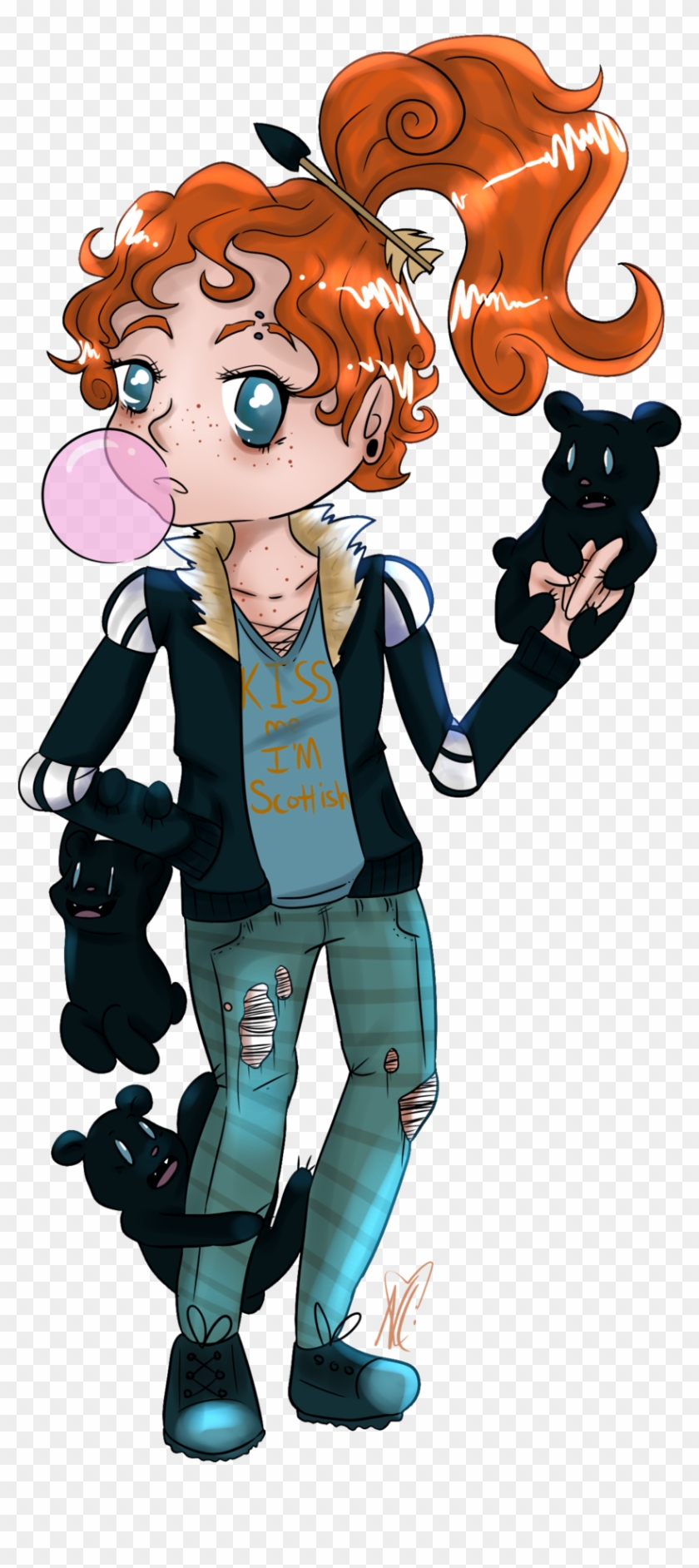 Punk Merida From Brave By Queen Iee Oh - Cartoon #741547