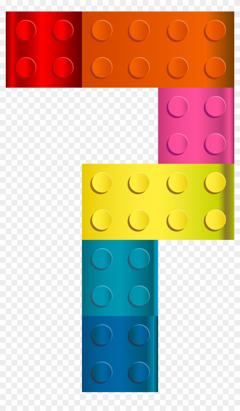 Lego Clipart Number - Lego Number Seven #741633