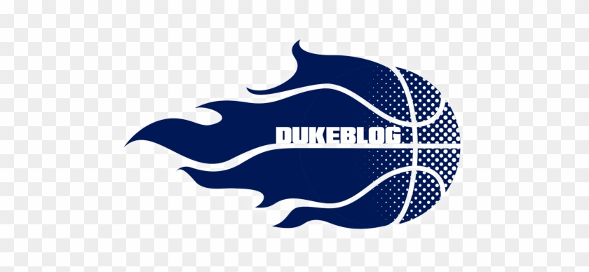 The Blogging Of Blue Devil Basketball - Basketball Logo On Fire #741632