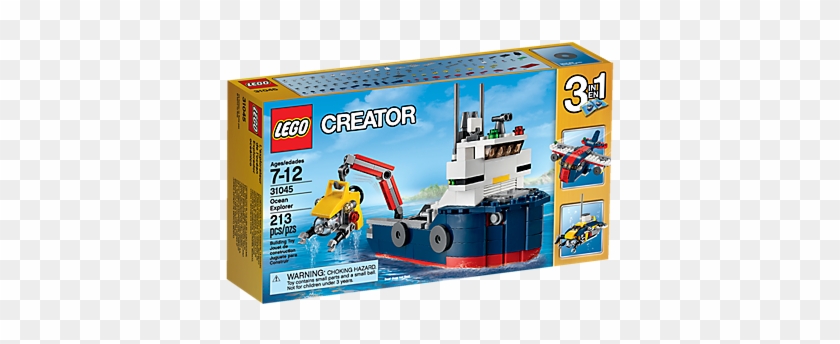 Explore The High Seas With The 3 In 1 Ocean Explorer - Lego Creator Ocean Explorer (31045) #741664