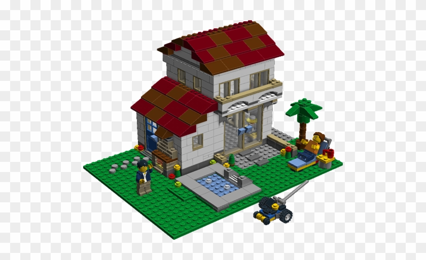 Family House B Klein - Lego Family House Instructions #741794