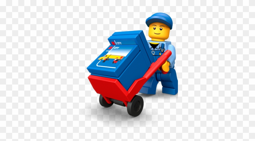 Com City Products Number 4433 Dirt Bike Transporter - Lego Minifigure #741796