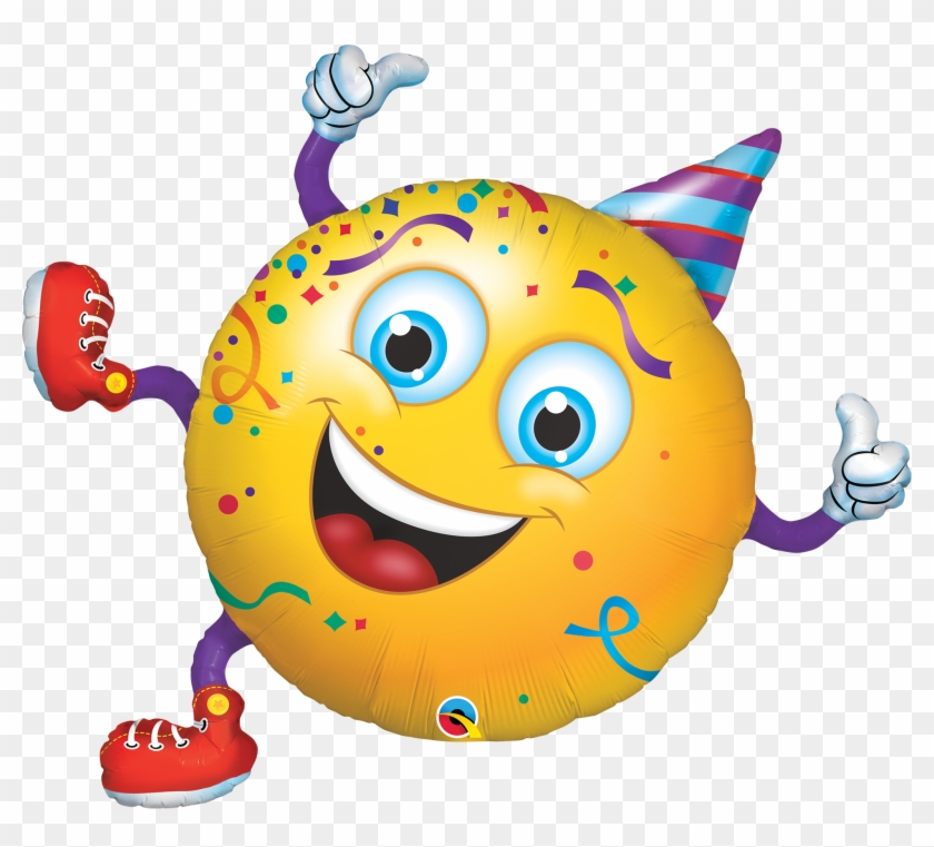Smiley Party Guy Foil Balloon 38" - Party Smiley #742212