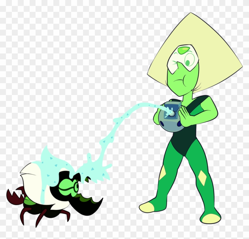Green Fictional Character Cartoon Vertebrate Leaf Plant - Steven Universe Peridot Corrupted #742218