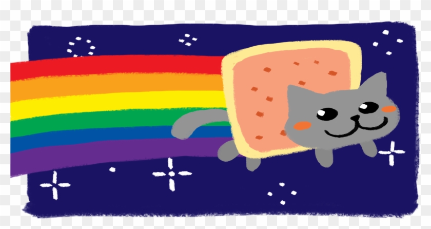 Pop Tart Clipart Nyan Cat - Poptart Cat #742389